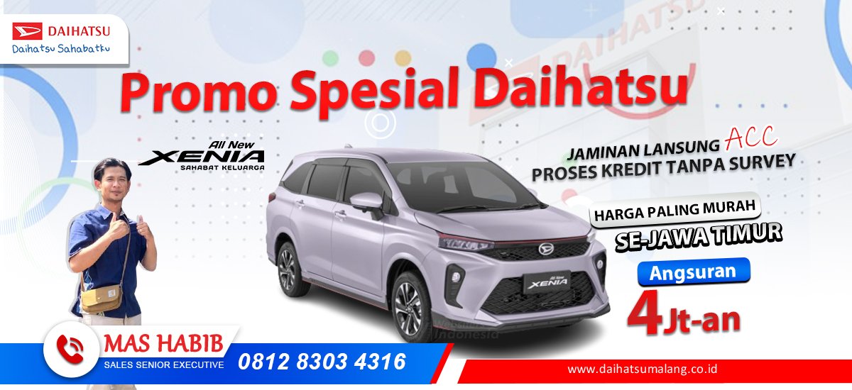 Slider Promo Daihatsu Xenia Malang